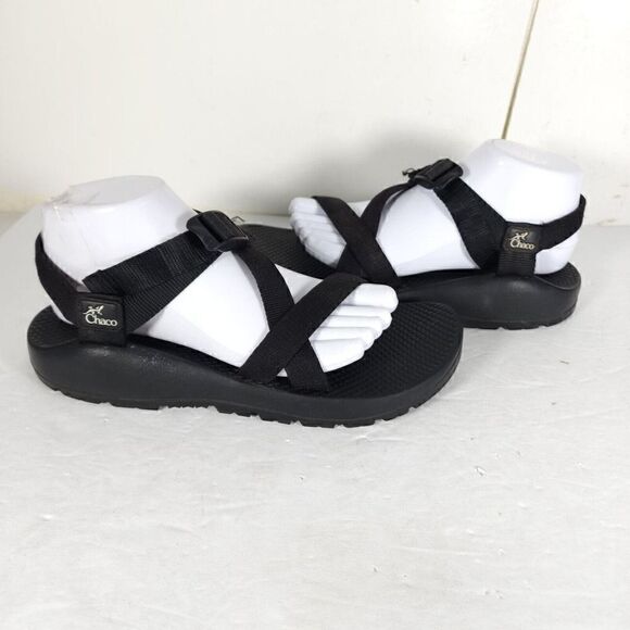 Chaco women’s Z/1 Classic Size US 10 Black Strappy Outdoor Sport Sandals Shoes - Picture 10 of 16